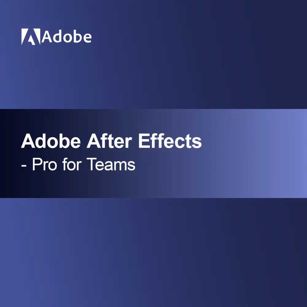 Adobe After Effects - Pro pro týmy