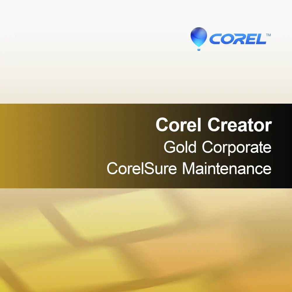 Corel Creator Gold Corporate CorelSure Údržba
