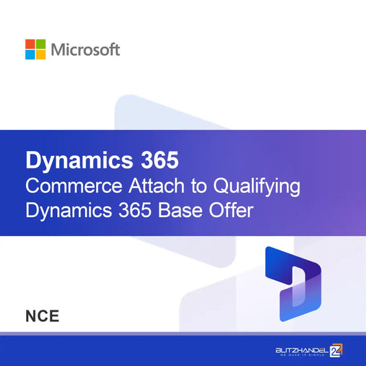 Dynamics 365 Commerce Připojit k Kvalifikující se Základní Nabídce Dynamics 365 (NCE)