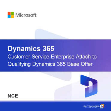 Dynamics 365 Customer Service Enterprise Připojit k kvalifikující nabídce Dynamics 365 Base (NCE)