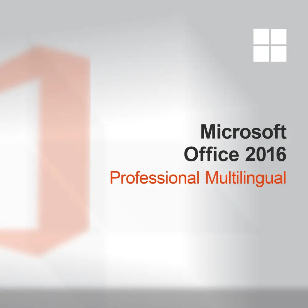 Microsoft Office 2016 Professional vícejazyčný